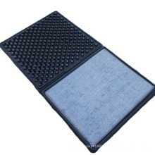 3D Cleaning Custom Shoe Anti Bacterial Sanitized Disinfecting Mat Dual Function Disinfection Footbath Floor Entrance Doormat